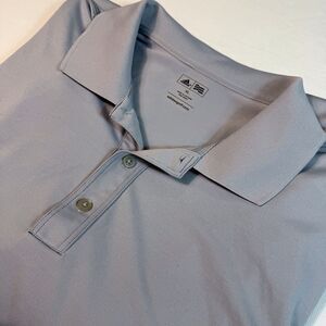 Adidas Shirt Men's X Large Gray ‎ Performance Polo Golf Active Golfer